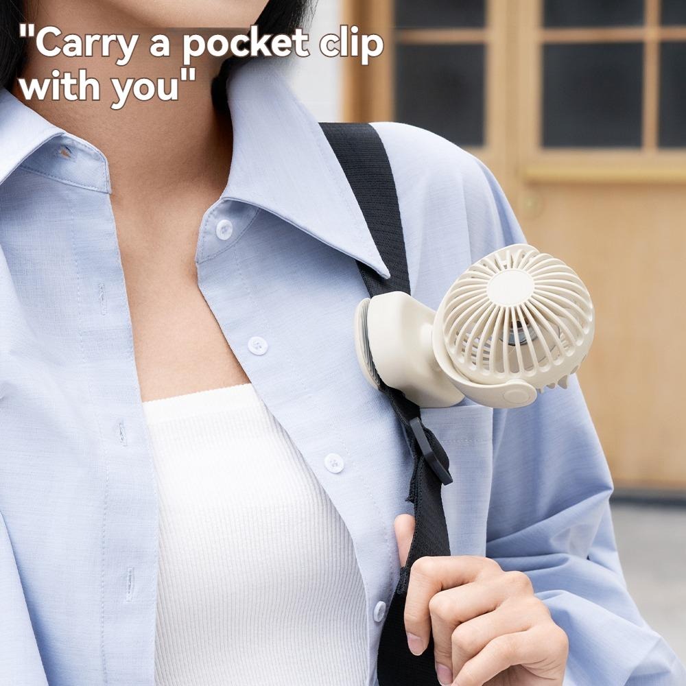 Rechargeable Clip-On Mini Fan