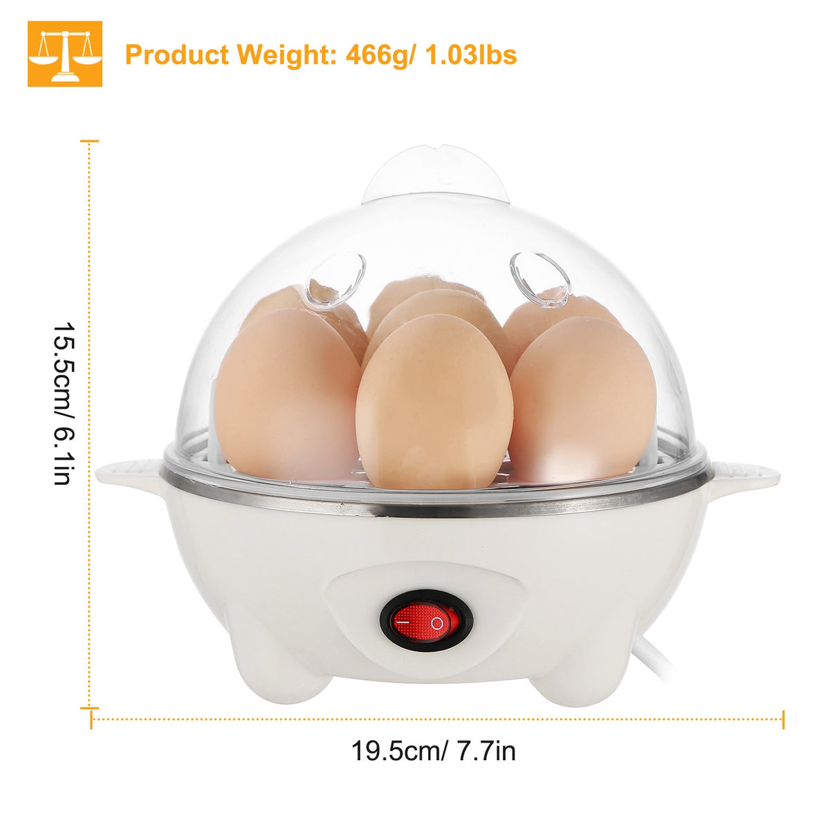 7-Egg Electric Egg Cooker