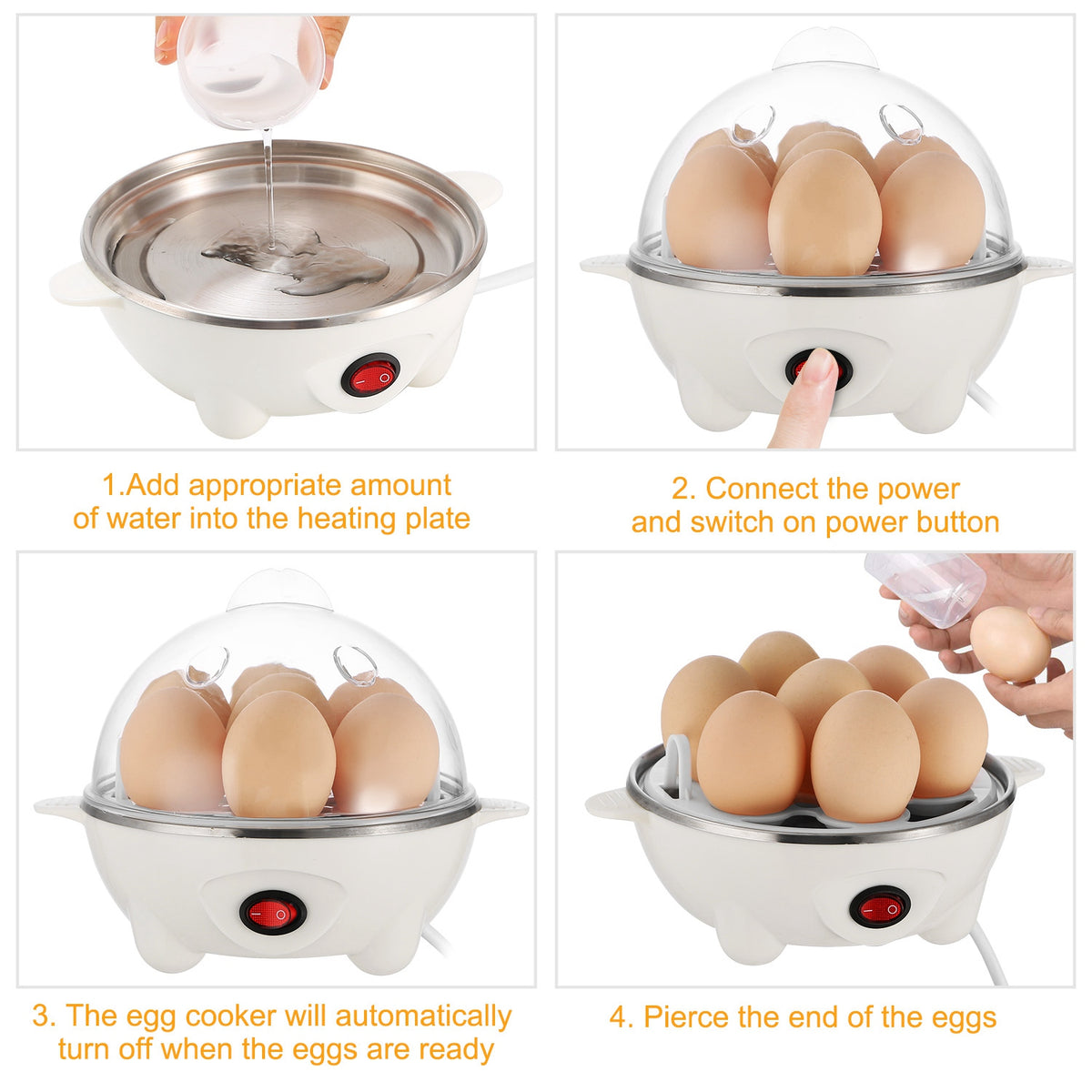 7-Egg Electric Egg Cooker