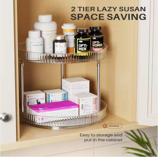 2-Tier Rotating Spice Organizer