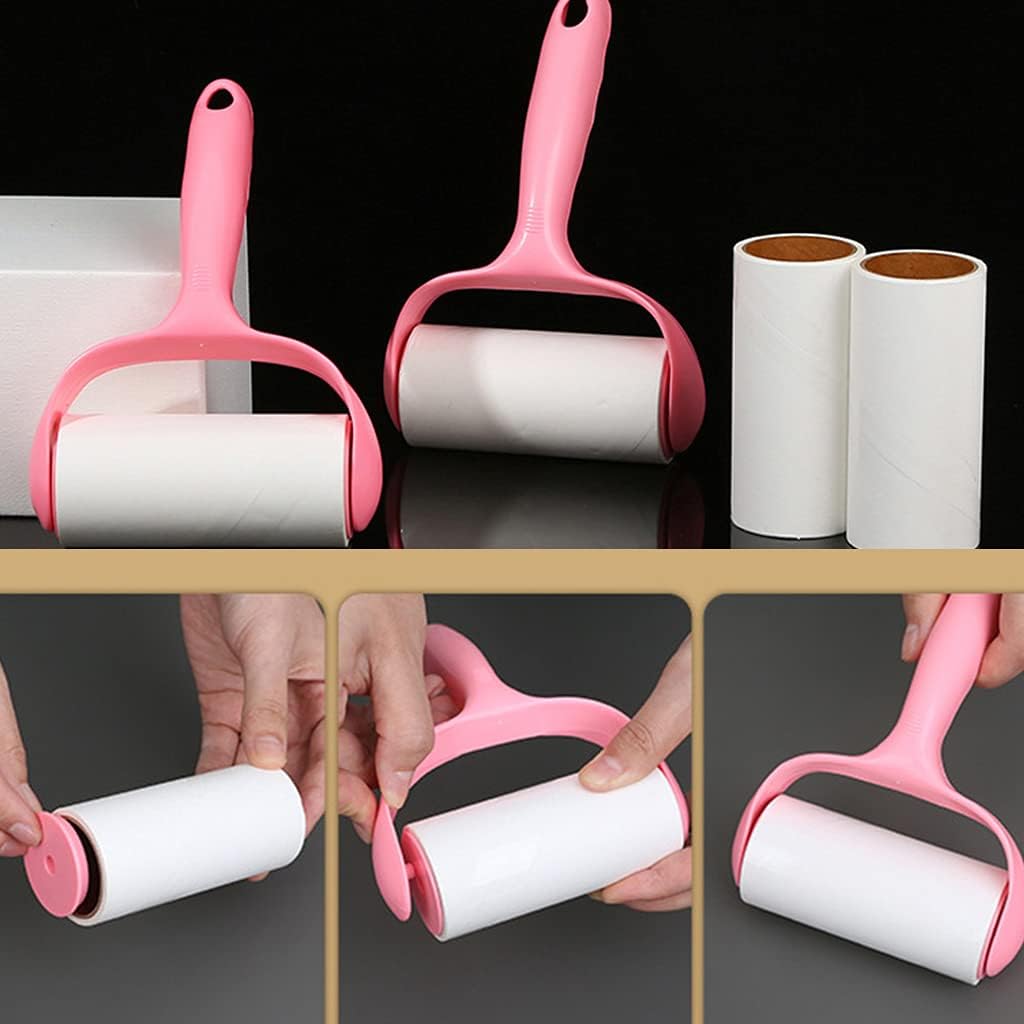 Extra-Sticky Lint Roller Set (120 Sheets)