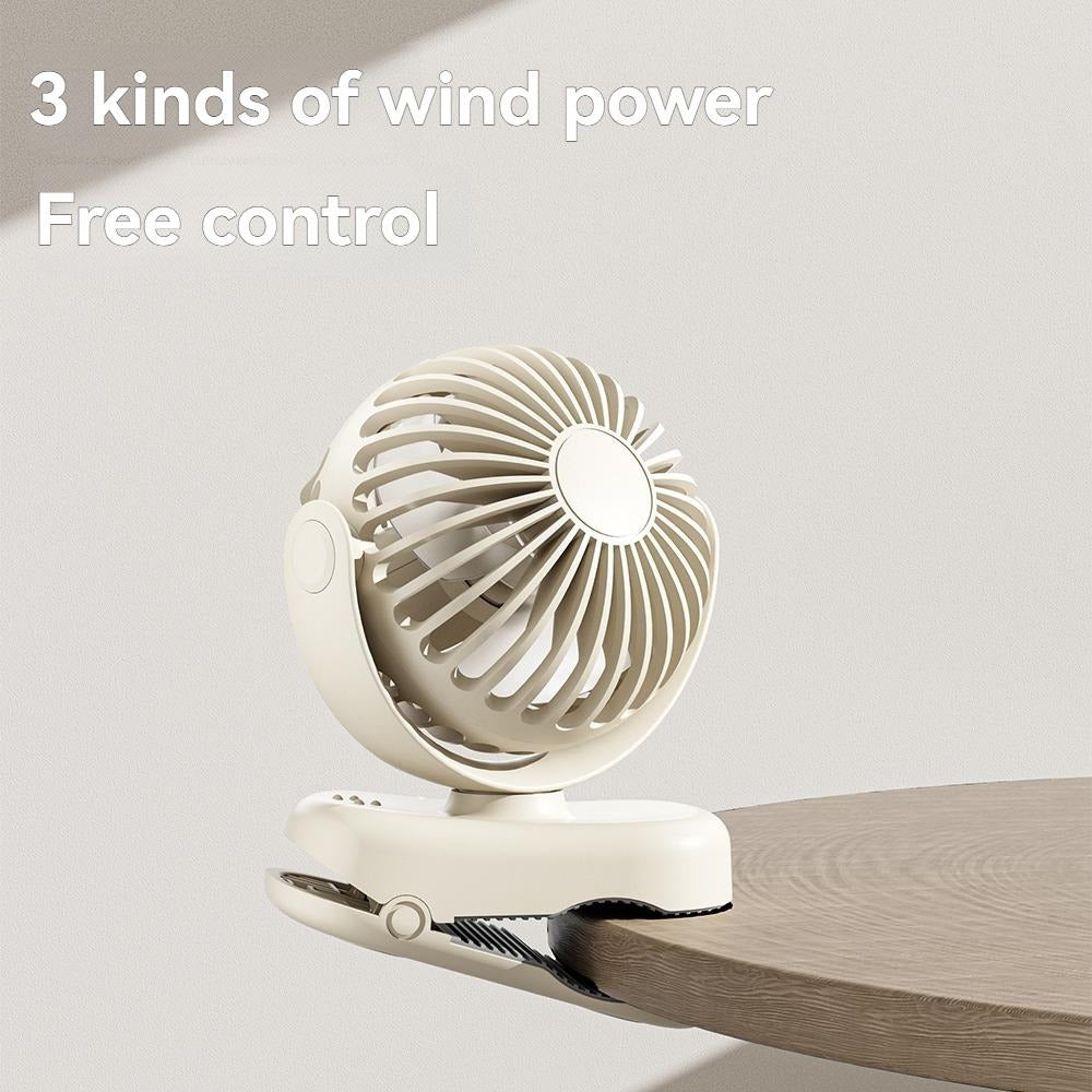 Rechargeable Clip-On Mini Fan
