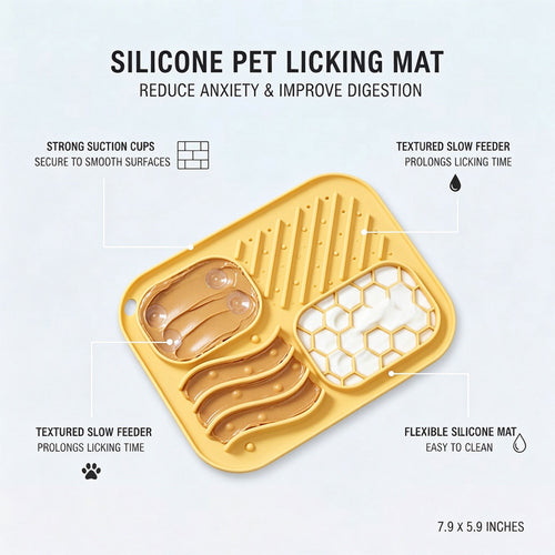 4-Zone Silicone Lick Mat