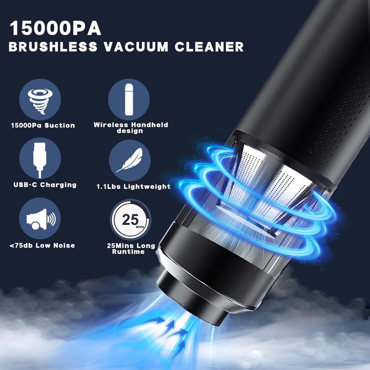 Cordless Mini Handheld Vacuum
