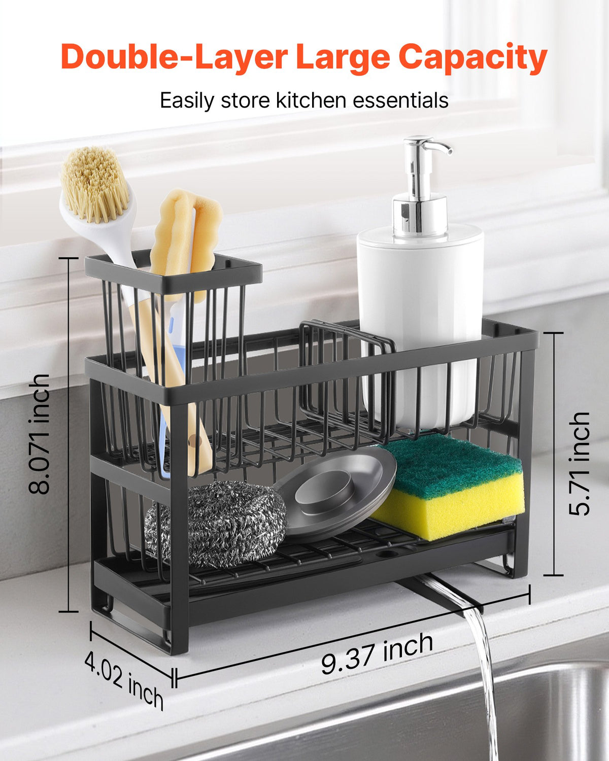 Kitchen Sink Caddy Organizer