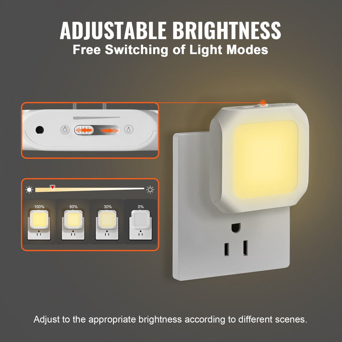 Plug-In Dusk-to-Dawn Night Lights (2 Pack)
