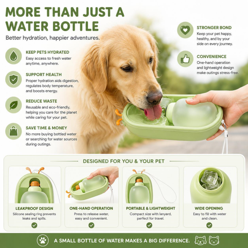 Portable Pet Water Bottle